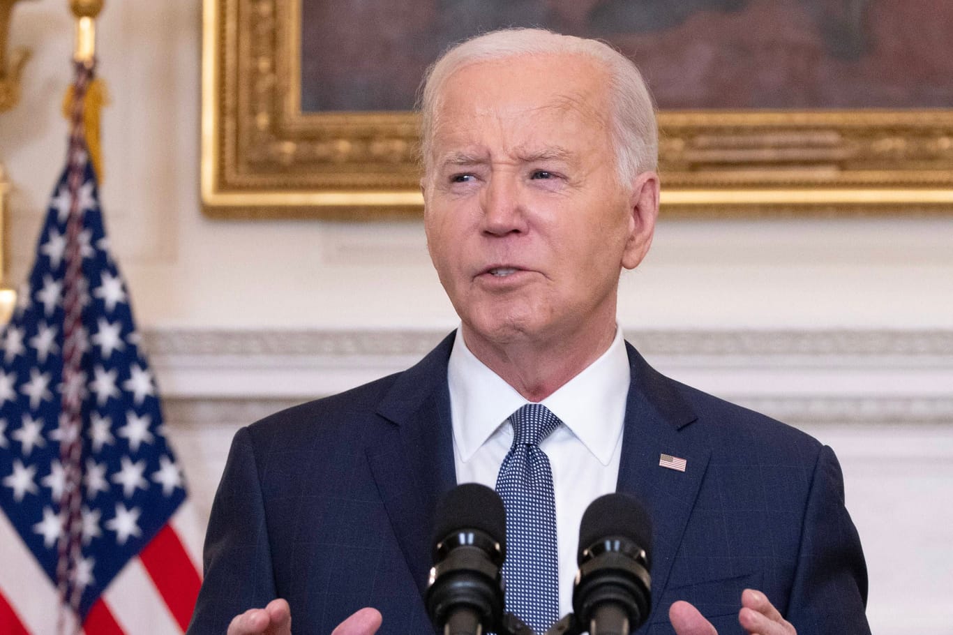 US-Präsident Joe Biden: "Es ist an der Zeit, diesen Krieg zu beenden", sagte er am Freitag im Weißen Haus.