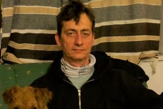 RAF-Terrorist Burkhard Garweg mit Hund.