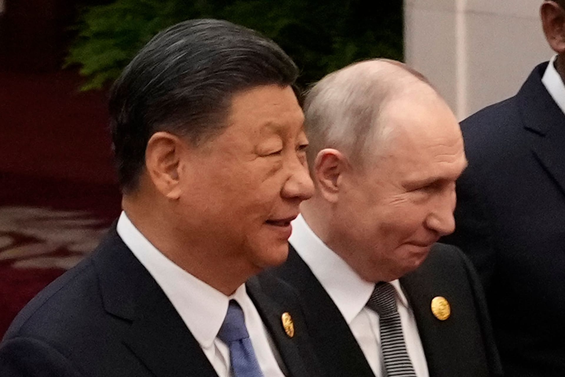 Putin und Xi bei einem Treffen