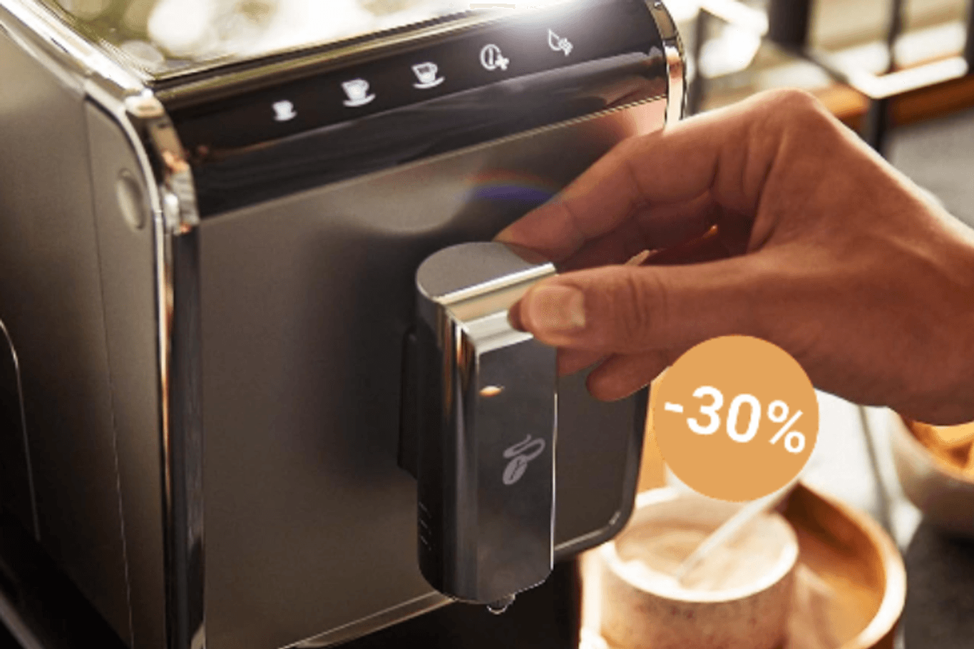 Entspannen Sie sich und gönnen Sie sich etwas Besonderes: Heute erhalten Sie bei Mediamarkt einen Kaffeevollautomaten von Tchibo zu einem noch nie dagewesenen Preis.