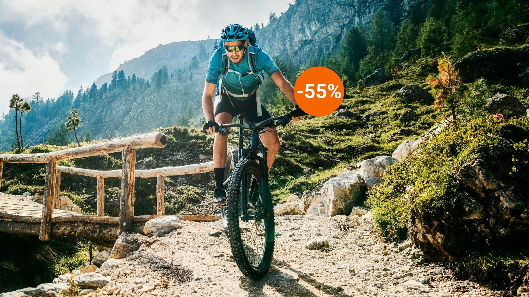 Aldi verkauft ein elektronisches Mountainbike von Fischer rekordgünstig (Symbolbild).