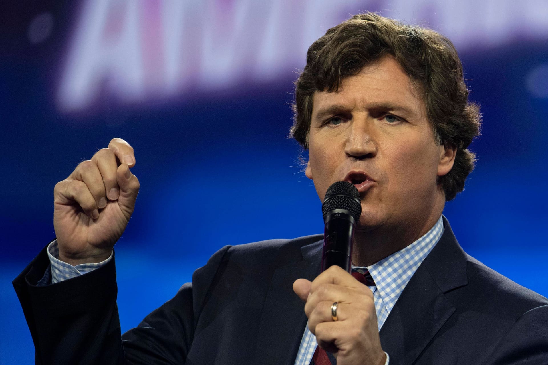 Eine Show für das russische Publikum: Tucker Carlson ist auf einer Propaganda-Streaming-Plattform im Angebot (Archivbild).