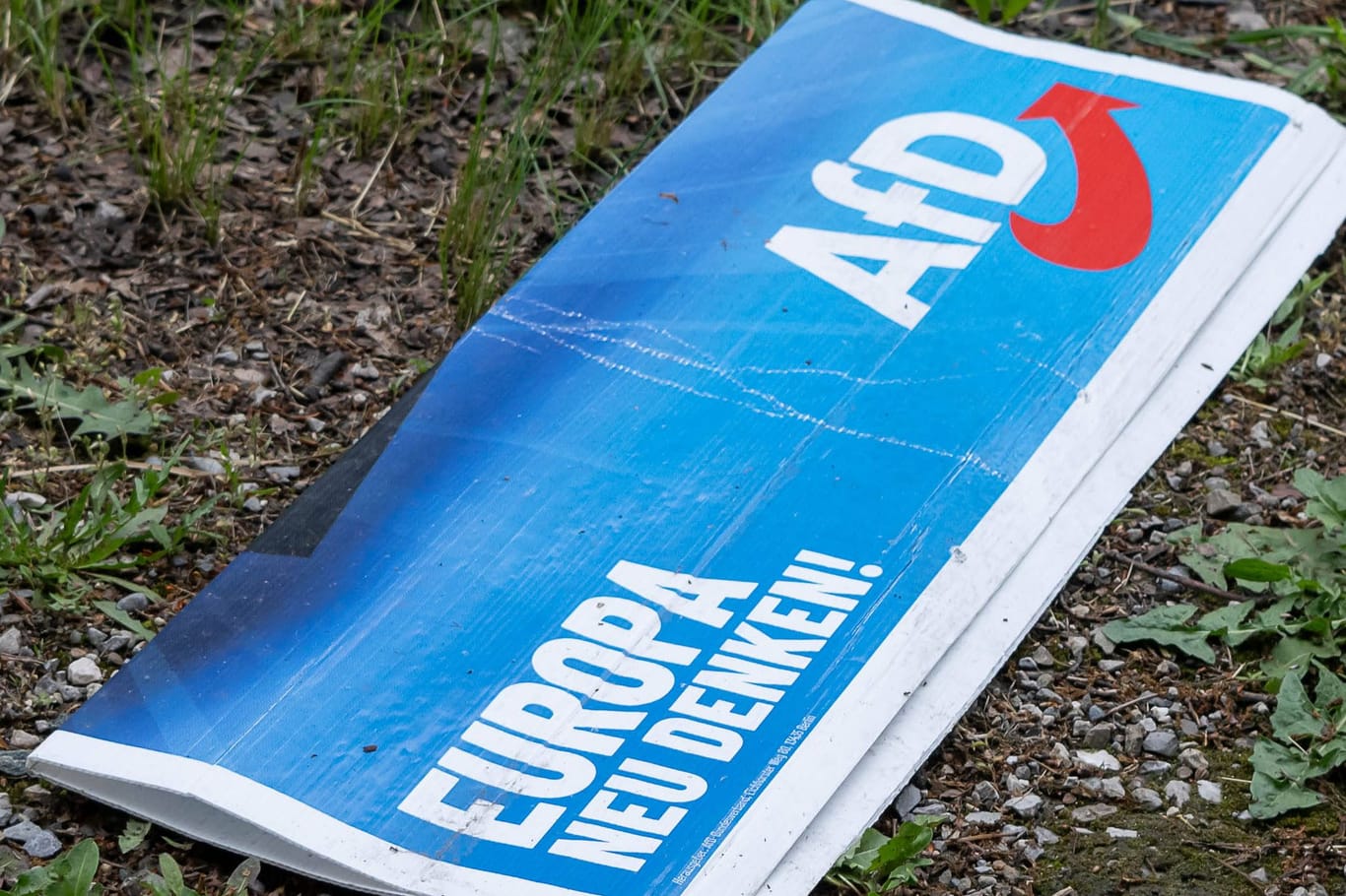 Wahlplakat der AfD (Symbolbild): Ein Infostand der Partei wurde vor dem Landtag in Stuttgart angegriffen.
