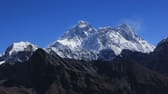 Majestic Mount Everest and Nuptse seen from near Renjo Pass, Nepal.