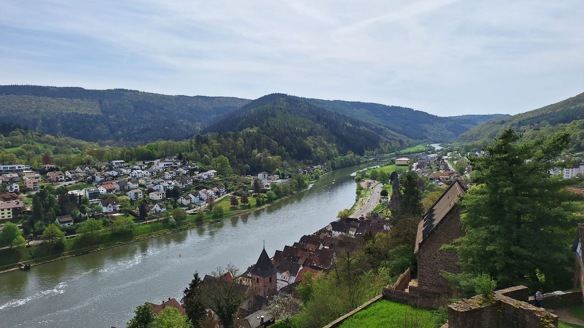 Das "hessische Porto": Ein Ausflugsziel in der Region, das an die portugiesische Stadt erinnert, ist Hirschhorn (Neckar). Die kleine Landstadt hat eine schöne Vegetation und ist eine regelrechte Naturkulisse der Extraklasse.