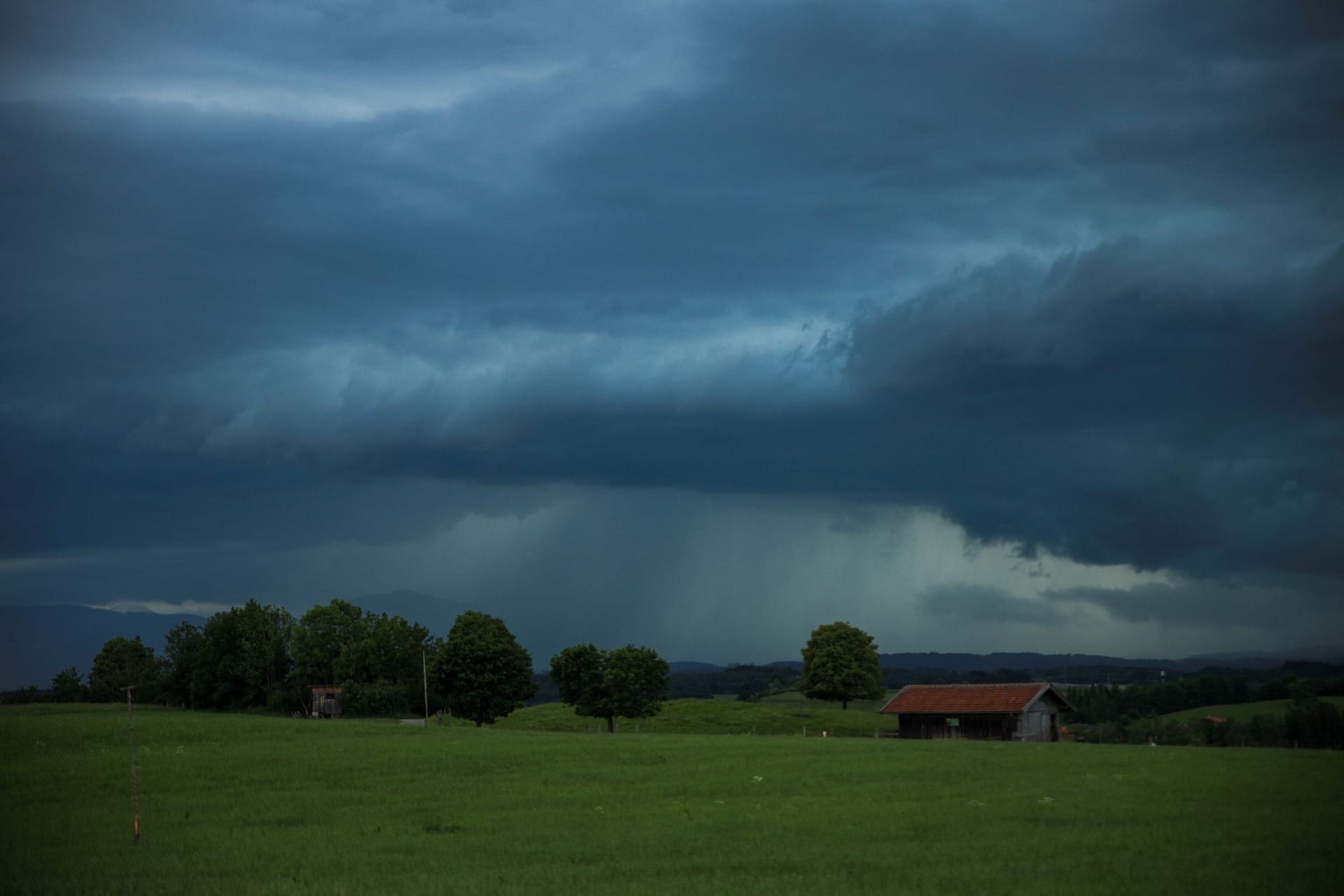 Unwetter in Bayern