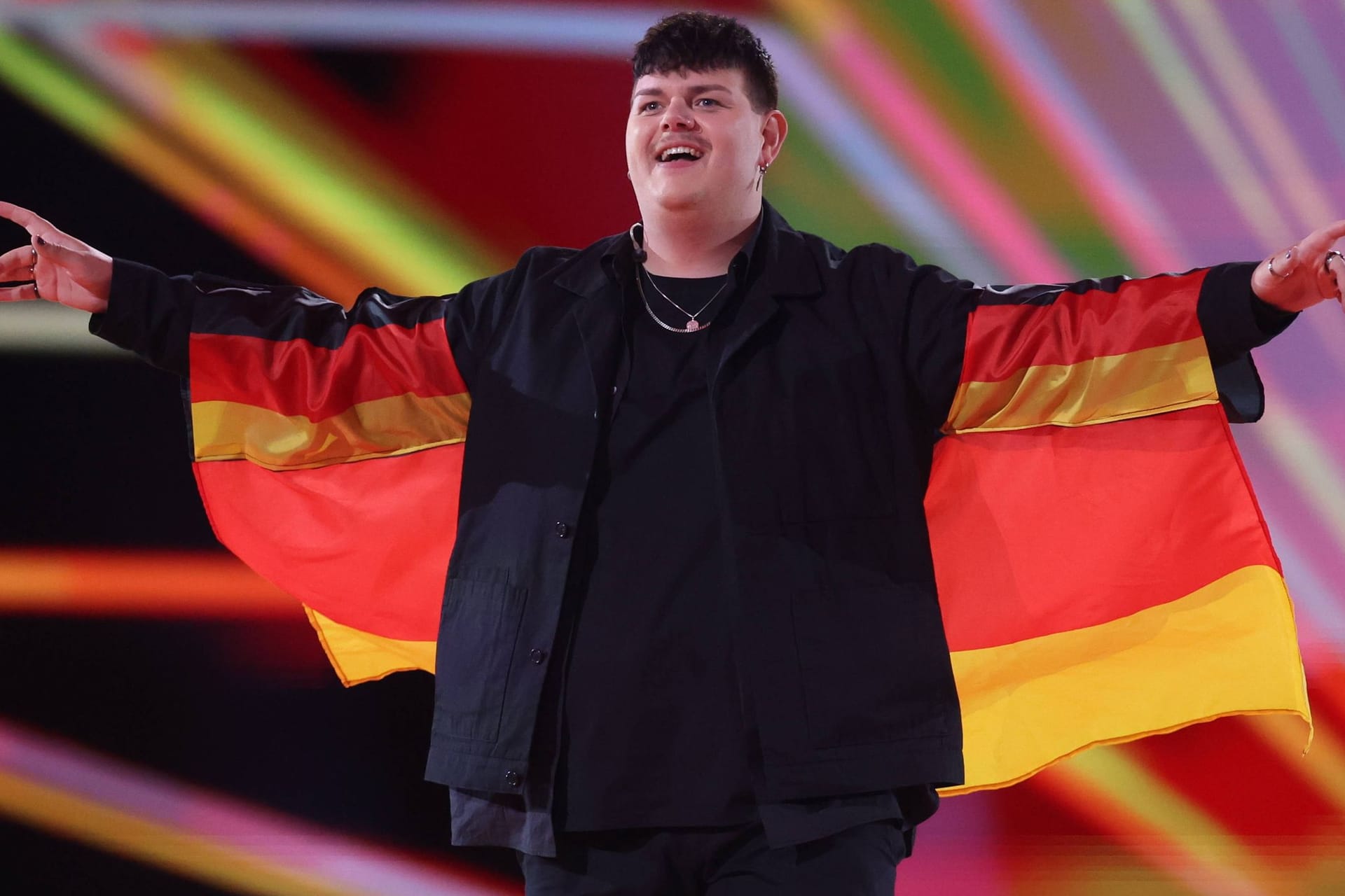 Isaak: Der deutsche Sänger belegt beim ESC 2024 Platz zwölf.