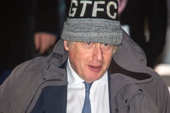 Boris Johnson erscheint zu Covid-19-Untersuchungsausschuss in London im Dezember 2023.