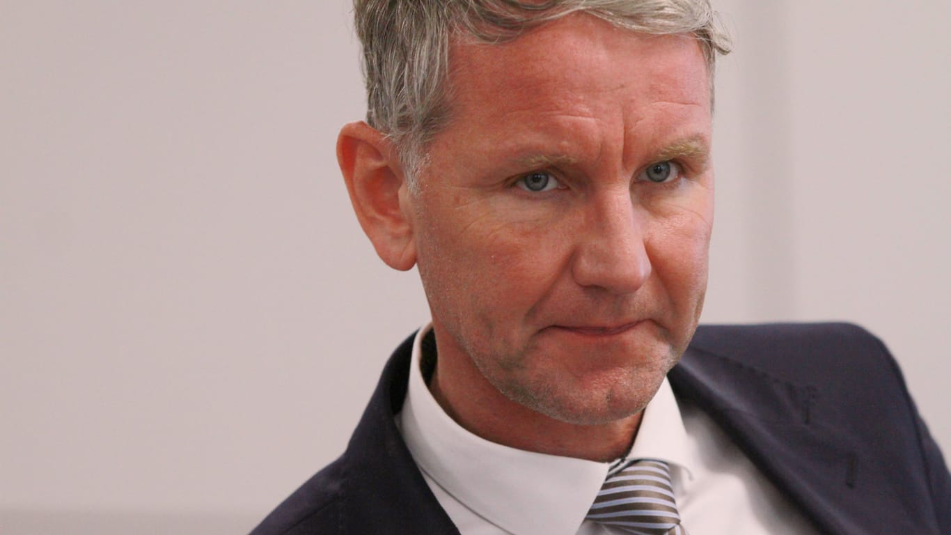 Björn Höcke, Chef der AfD in Thüringen: Er darf laut einem Gerichtsurteil als "Faschist" bezeichnet werden.