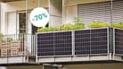 Zu Hause Solarstrom nutzen: Heute ist bei Otto ein Balkonkraftwerk um 70 Prozent reduziert erhältlich.