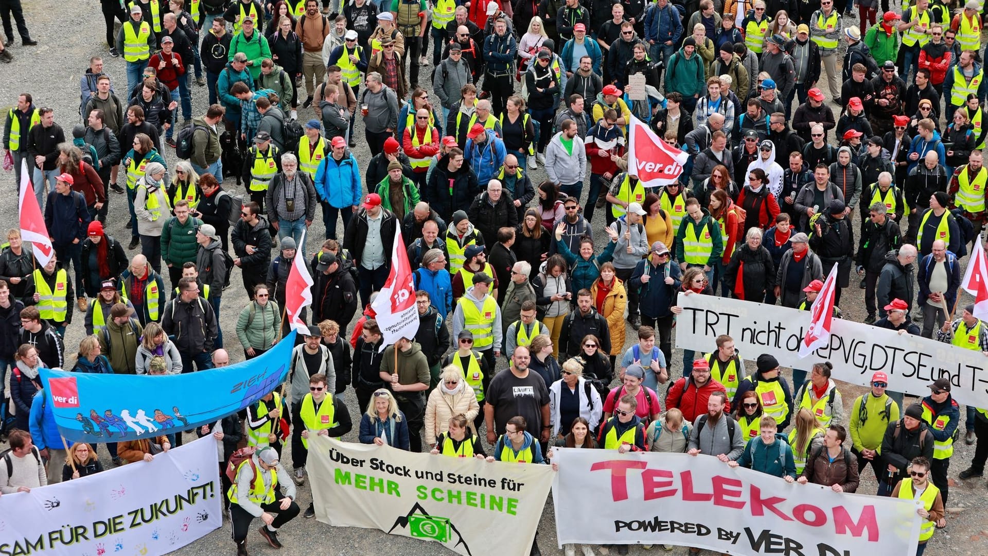 Warnstreik bei der Telekom