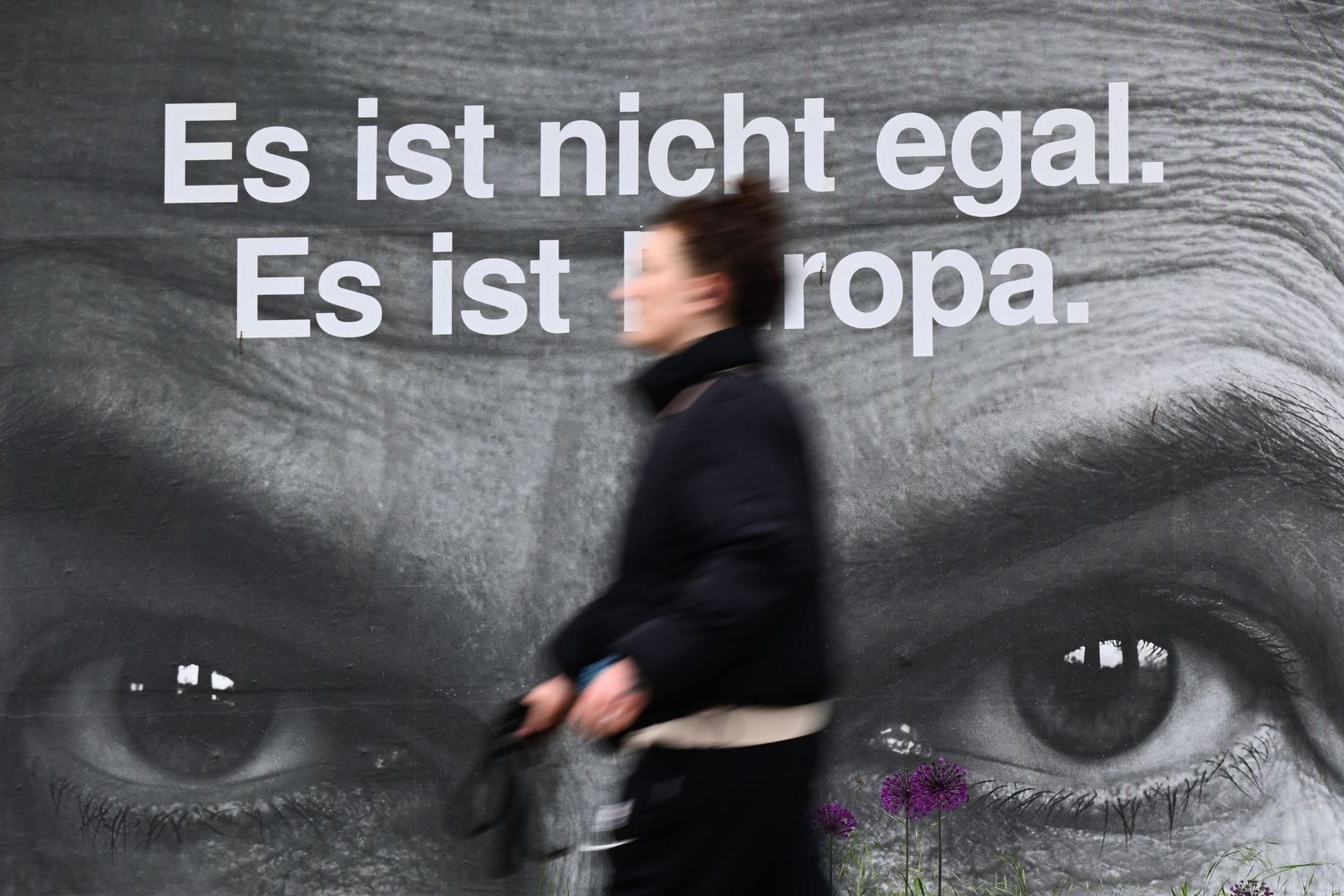 Plakat zur Europawahl