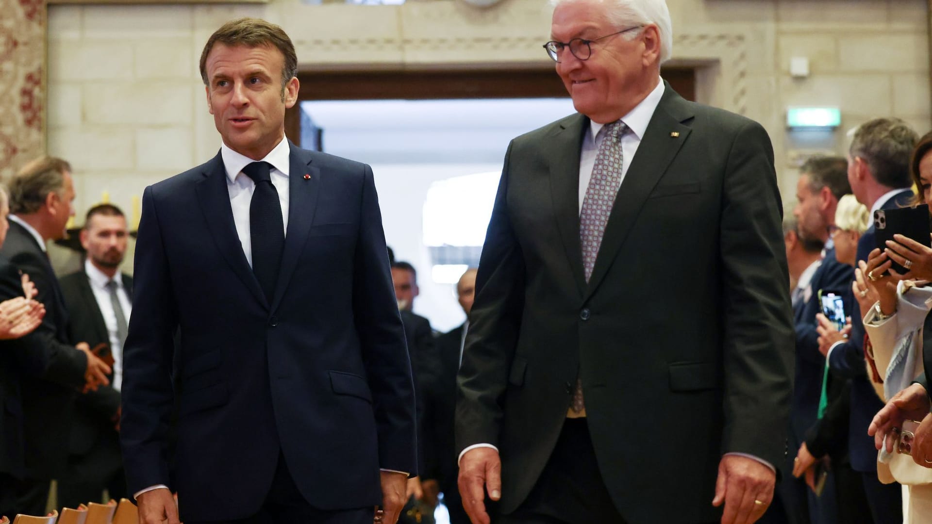 Staatsbesuch Frankreichs Präsident Macron - Münster Staatsbesuch Frankreichs Präsident Macron - Münster