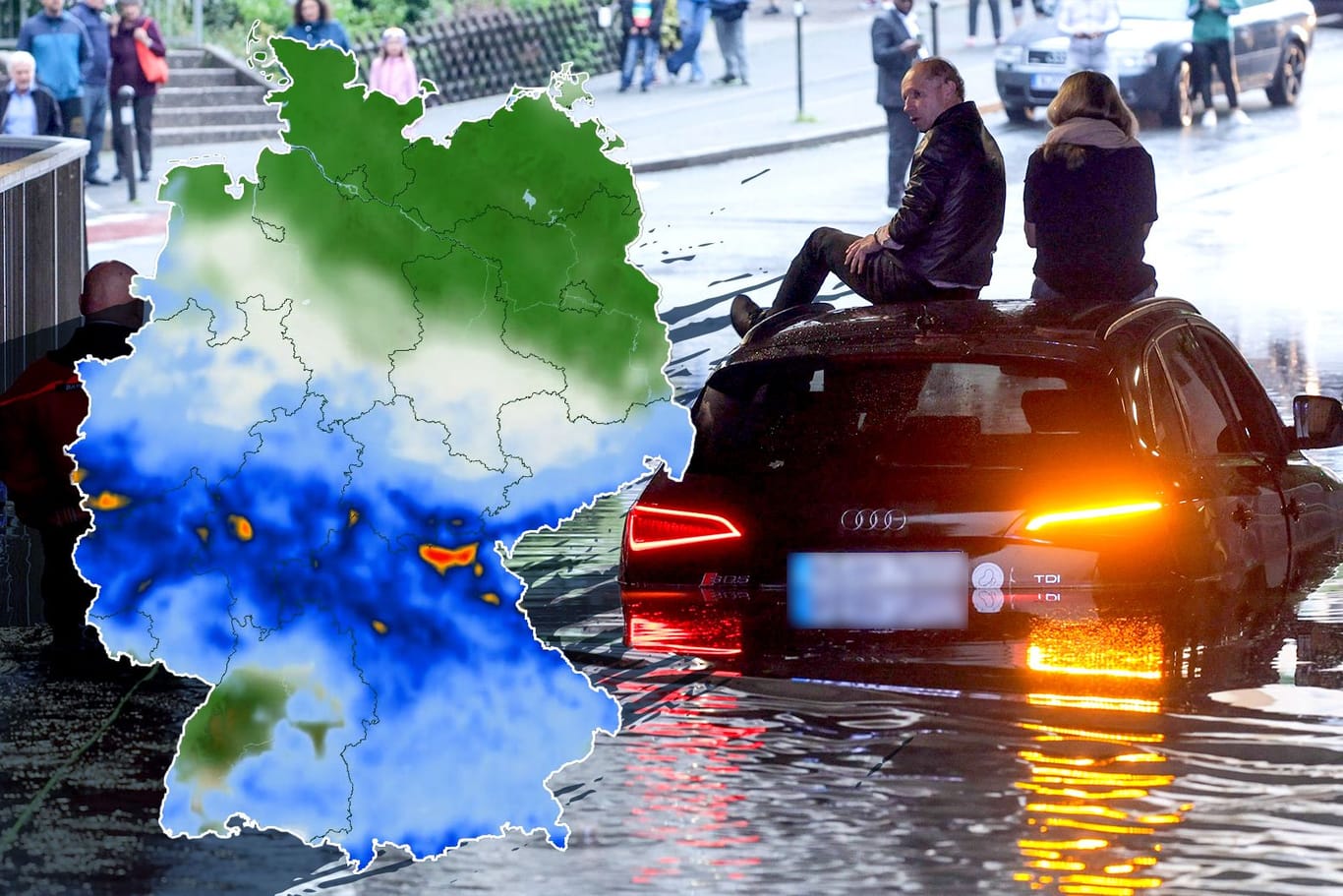 Unwetterwarnungen für Deutschland