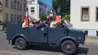 Ausflügler in Dresden am Männertag: Die Polizei stoppte den Wagen.