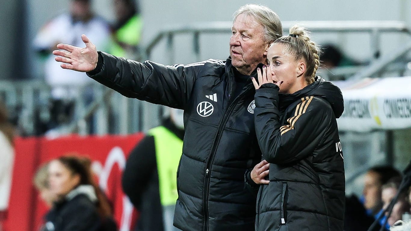 Horst Hrubesch und Giulia Gwinn: Deutschland gehört zu den Favoriten in Paris.