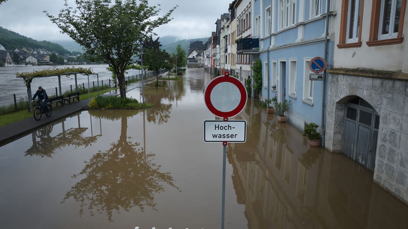 Hochwasser in Rheinland-Pfalz - Mosel