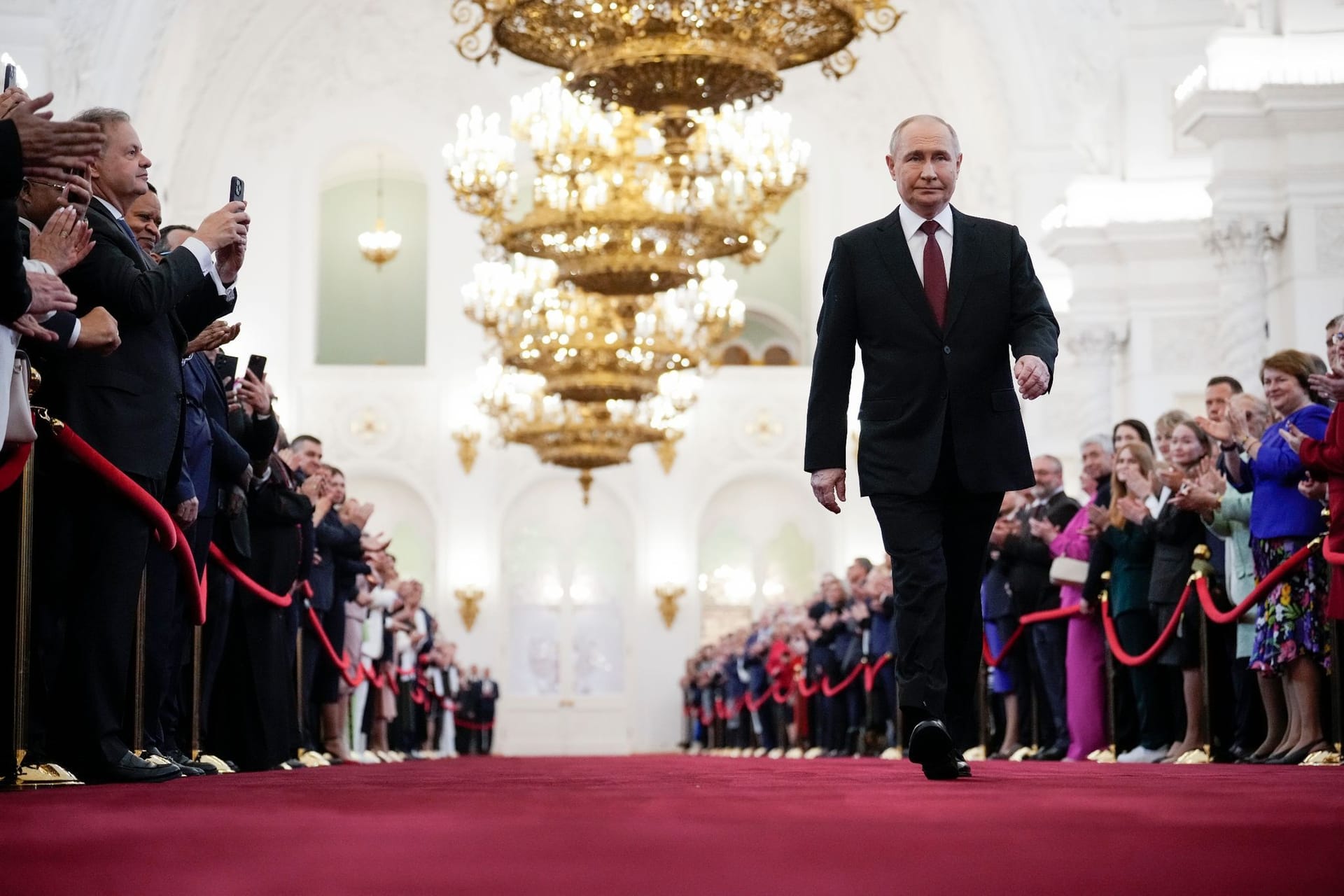 Amtseinführung Putins in Russland