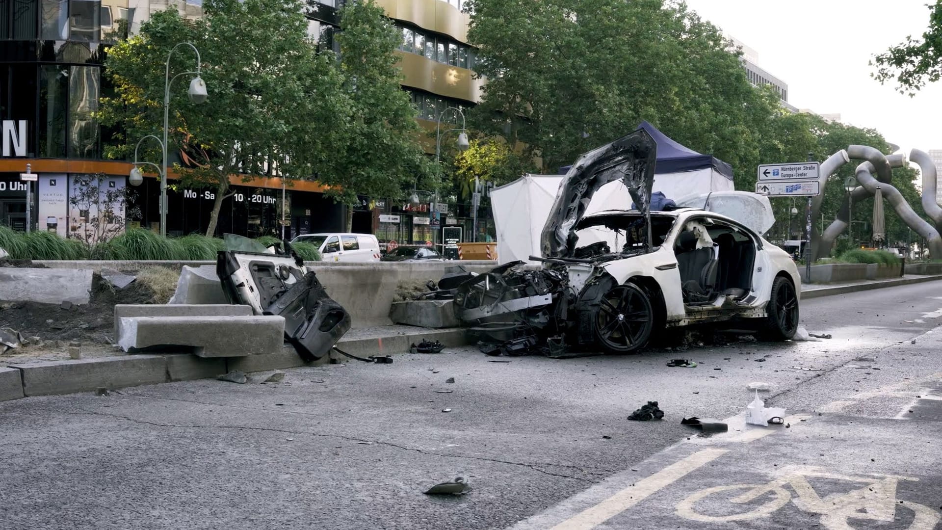 Unfall in Berlin Charlottenburg Unfall in Berlin Charlottenburg