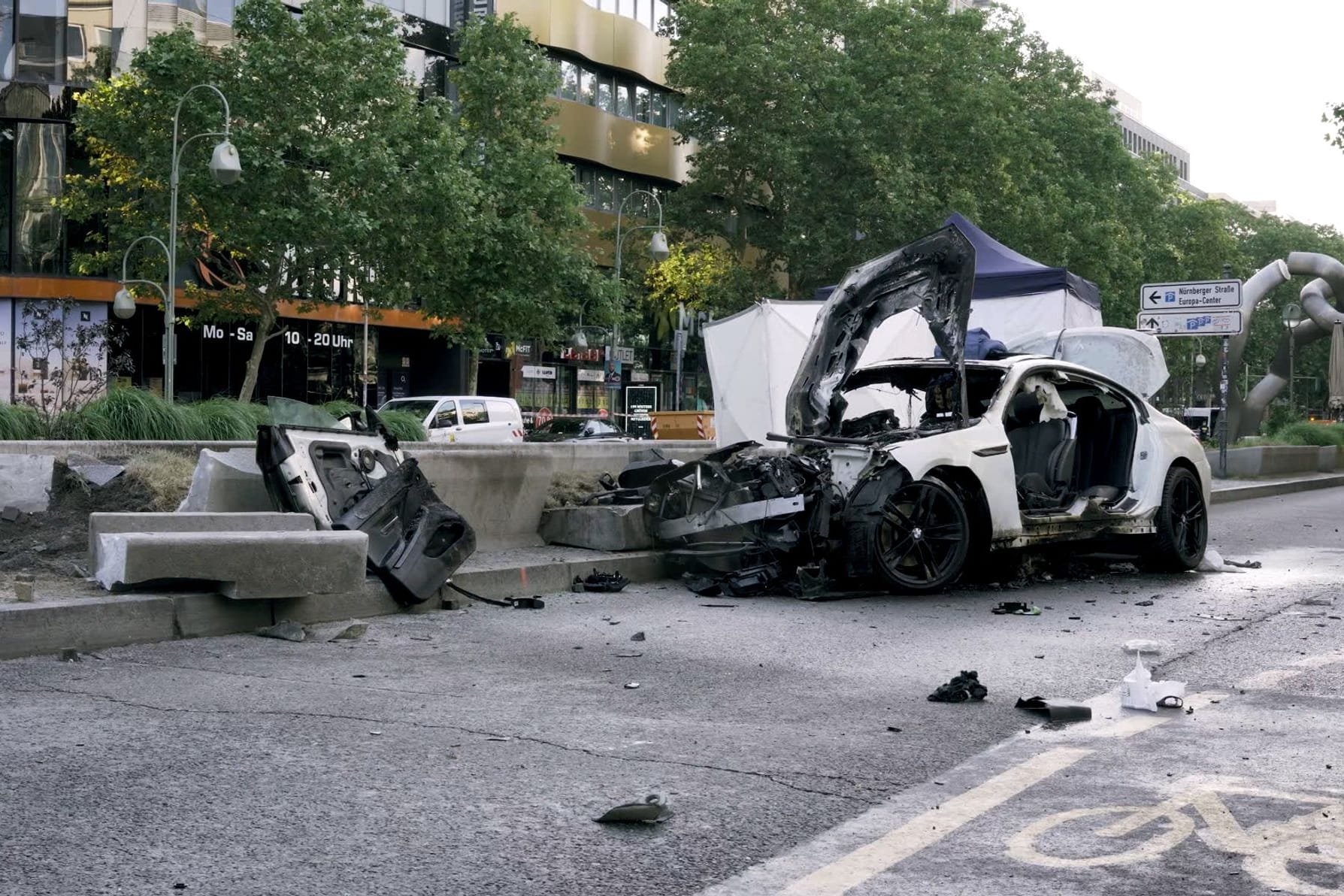 Unfall in Berlin Charlottenburg