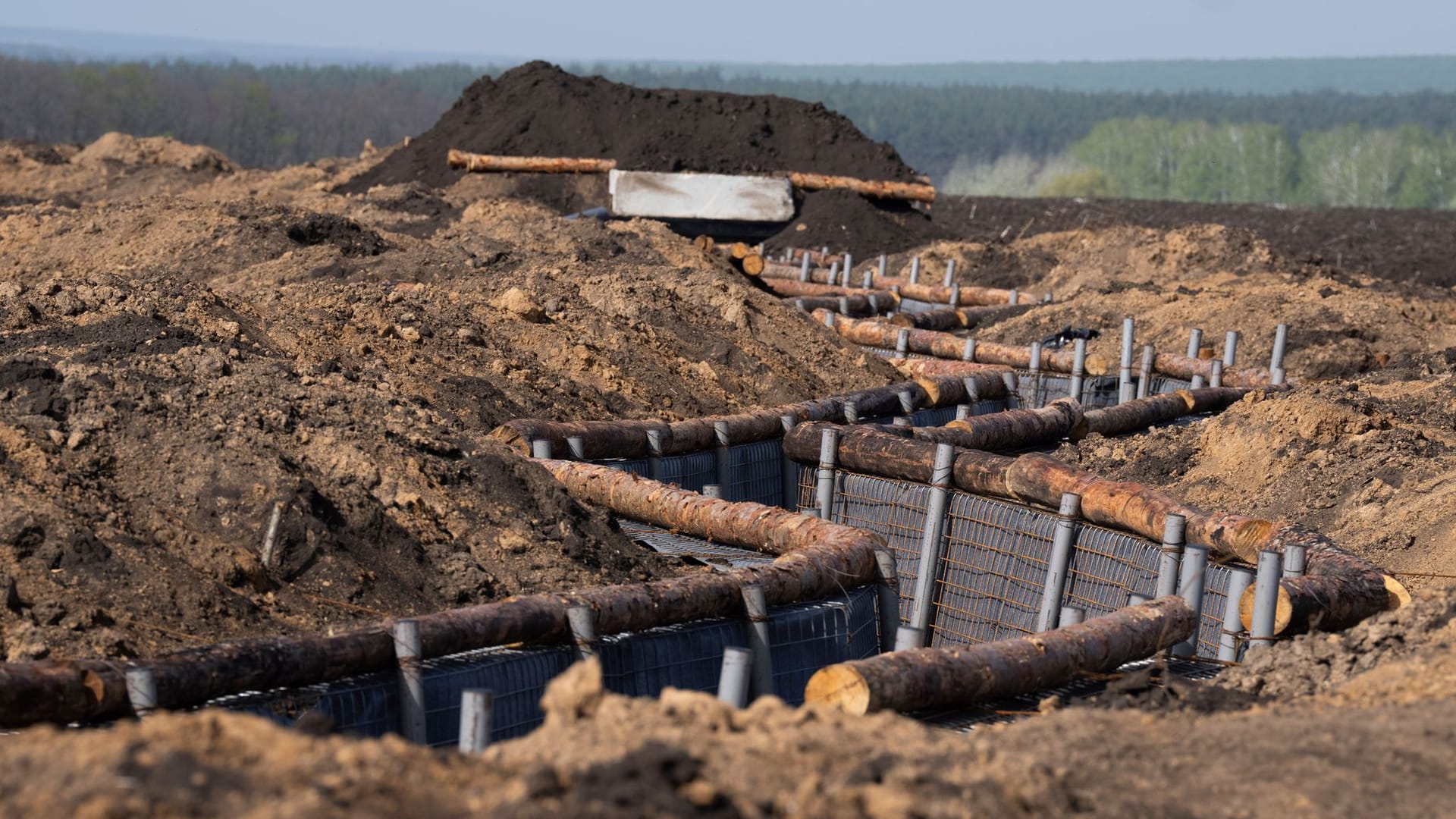 Russia Ukraine War Fortifications