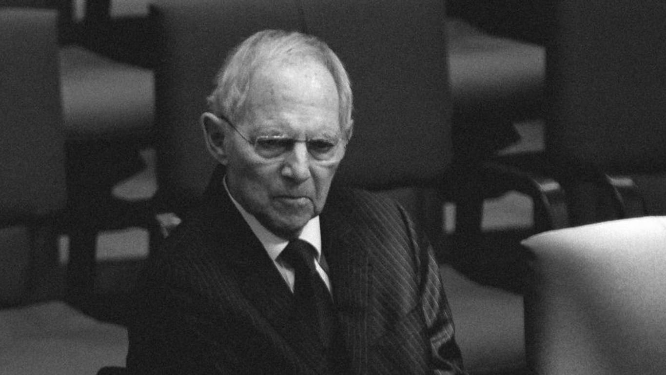 Wolfgang Schäuble, ehemaliger Präsident des Deutschen Bundestages: Er war an Weihnachten mit 81 Jahren gestorben.