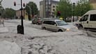 Heftiger Hagelsturm sorgt für Überschwemmungen in polnischer Stadt