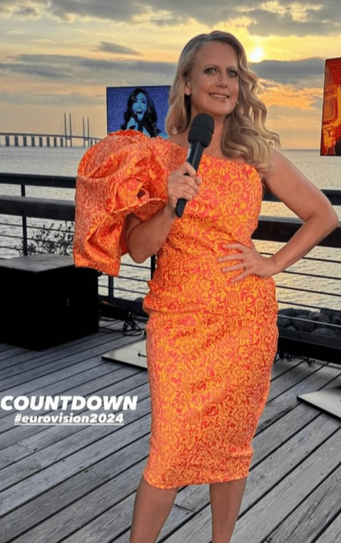Barbara Schöneberger beim Eurovision Song Contest 2024 Barbara Schöneberger beim Eurovision Song Contest 2024