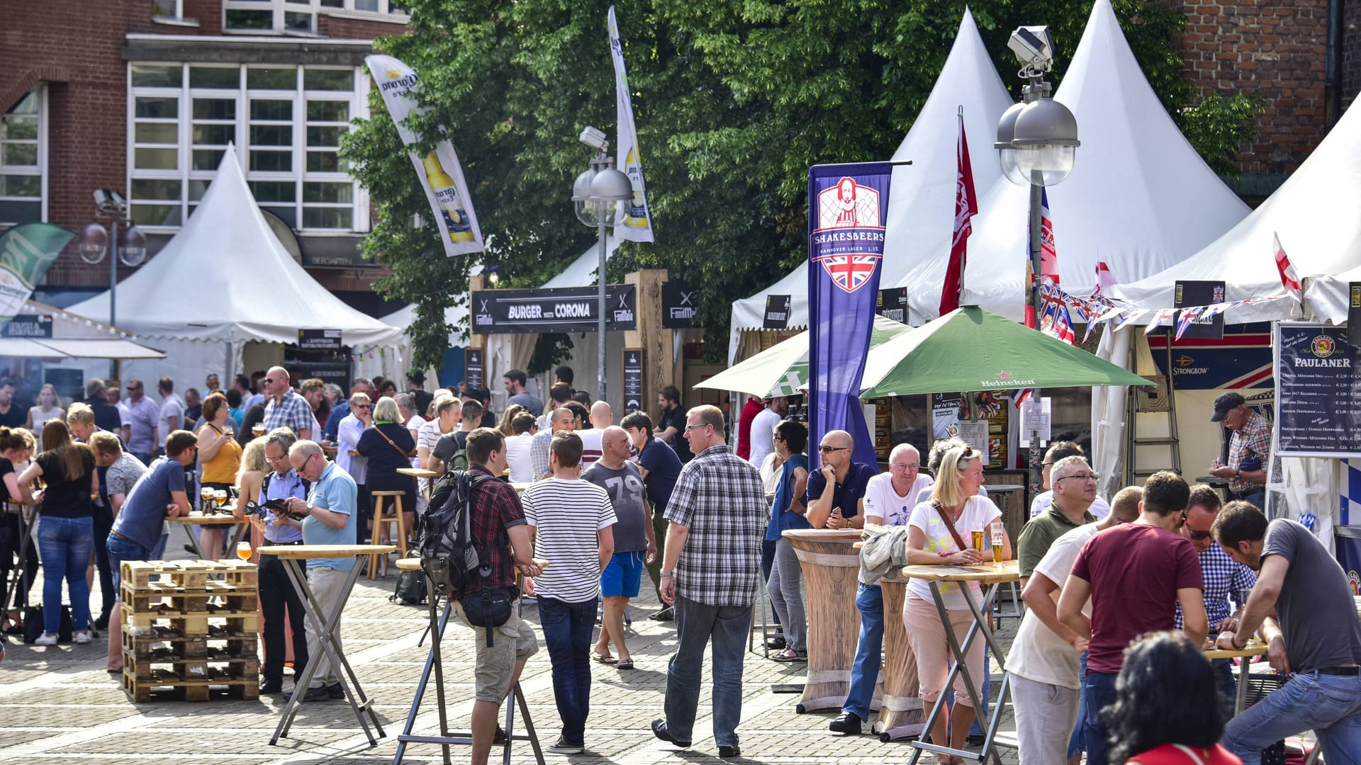 Bierfest Hannover (Archivbild): Kurz vor Ende der diesjährigen Ausgabe hat es eine Schlägerei gegeben.