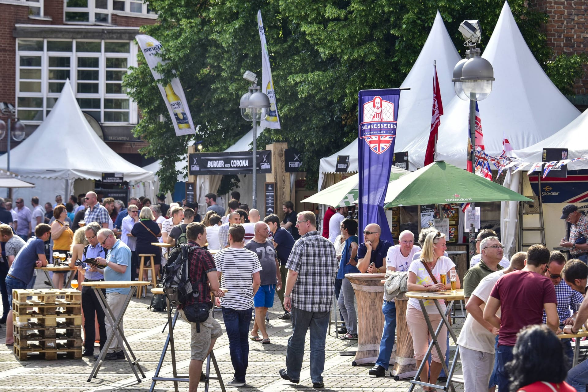 Bierfest Hannover (Archivbild): Kurz vor Ende der diesjährigen Ausgabe hat es eine Schlägerei gegeben.