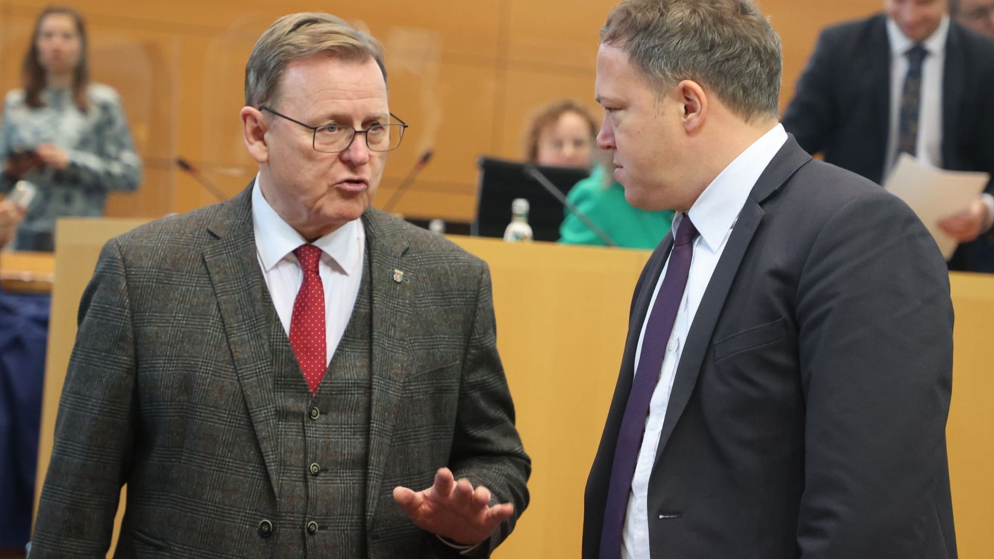 Ramelow mit Koalitionsofferte an die CDU - Voigt winkt ab