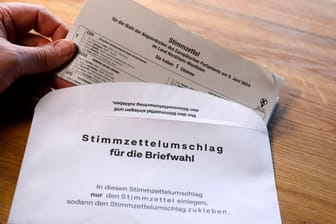Stimmzettelumschlag zur Wahl der Abgeordneten zum 10. Europäischen Parlament: Per Post und in den Briefwahlstellen können Sie Ihre Stimme bereits vor dem 9. Juni abgeben.