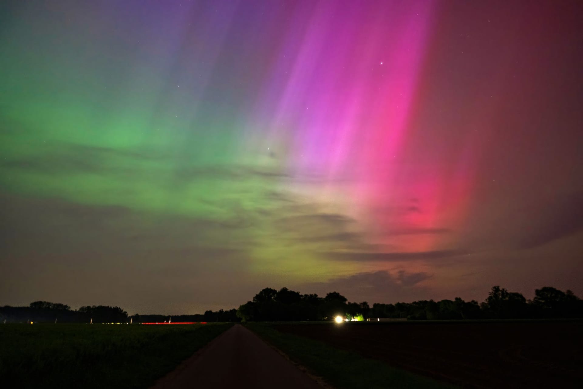 Polarlichter: Sie waren am Himmel über Bersenbrück zu sehen