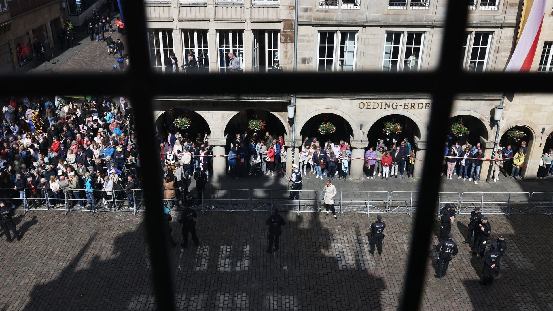 Staatsbesuch Frankreichs Präsident Macron - Münster