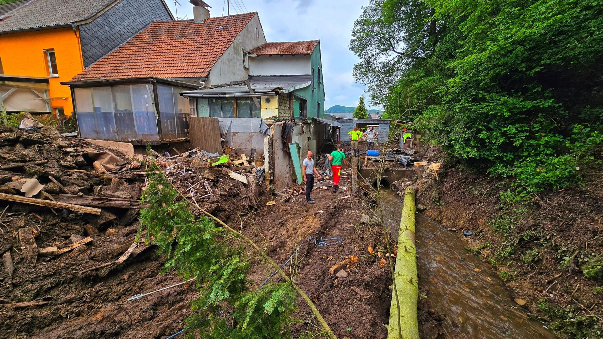 Unwetter in Rheinland-Pfalz