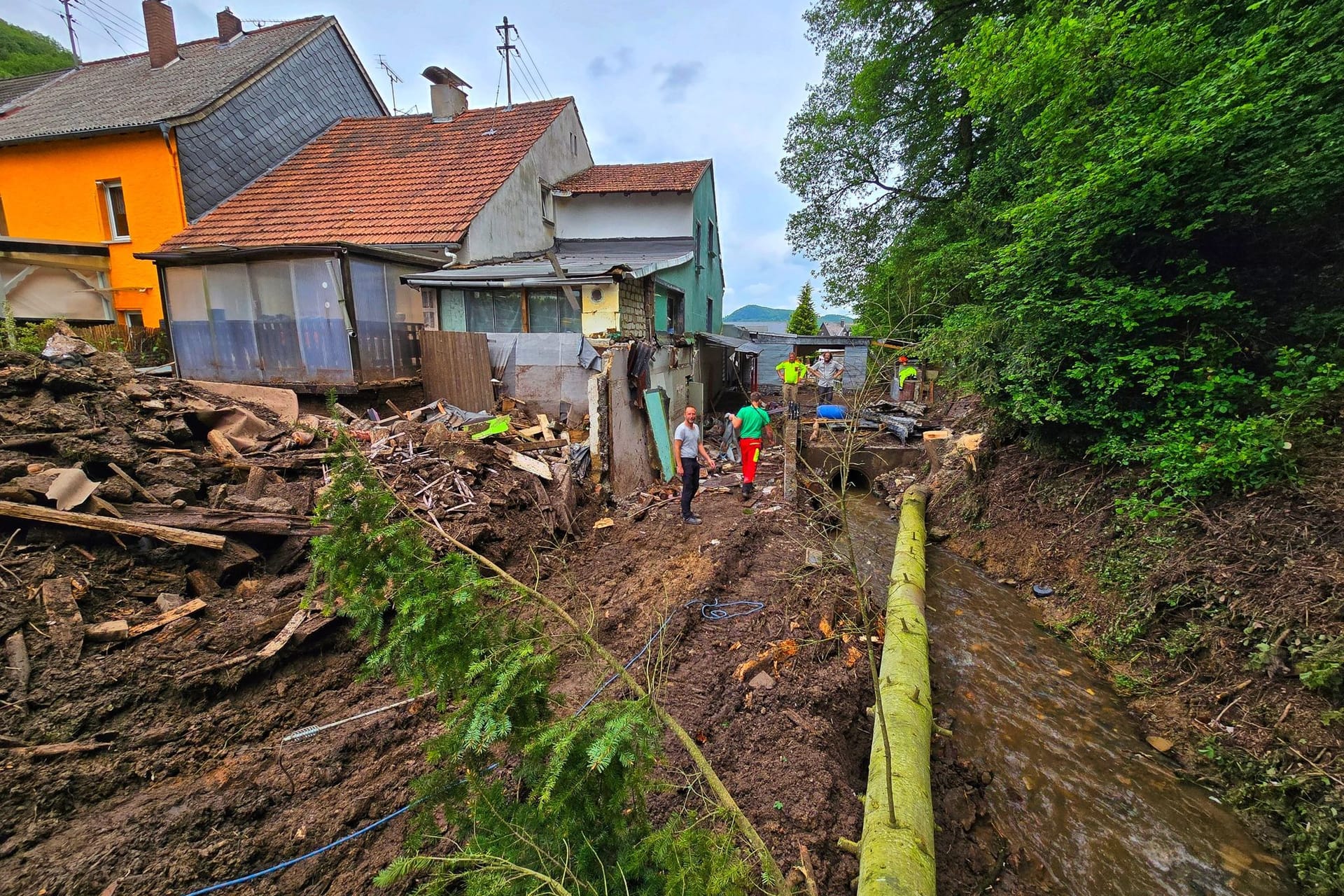 Unwetter in Rheinland-Pfalz