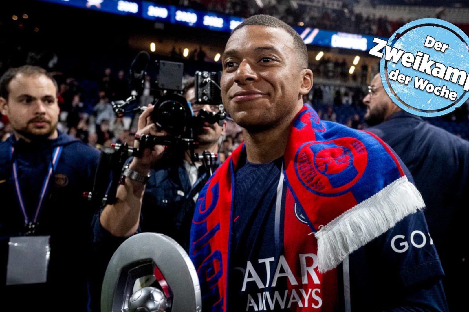 Abschied von Paris St. Germain: Kylian Mbappé will eine neue Herausforderung antreten. Gerüchten zufolge bei Real Madrid, allerdings hat der Klub bislang nichts verkündet.