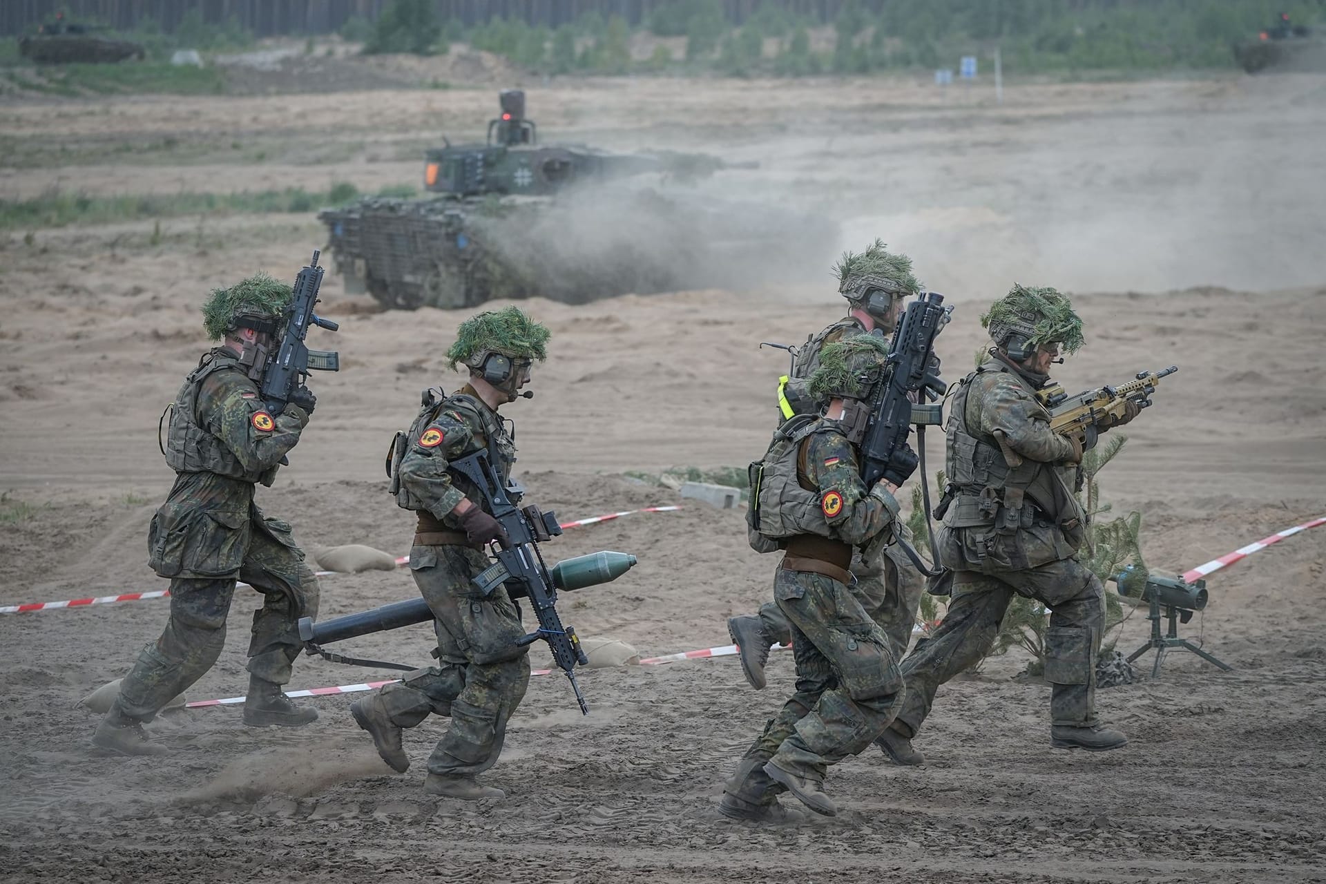 Abschluss der Nato-Übung Quadriga
