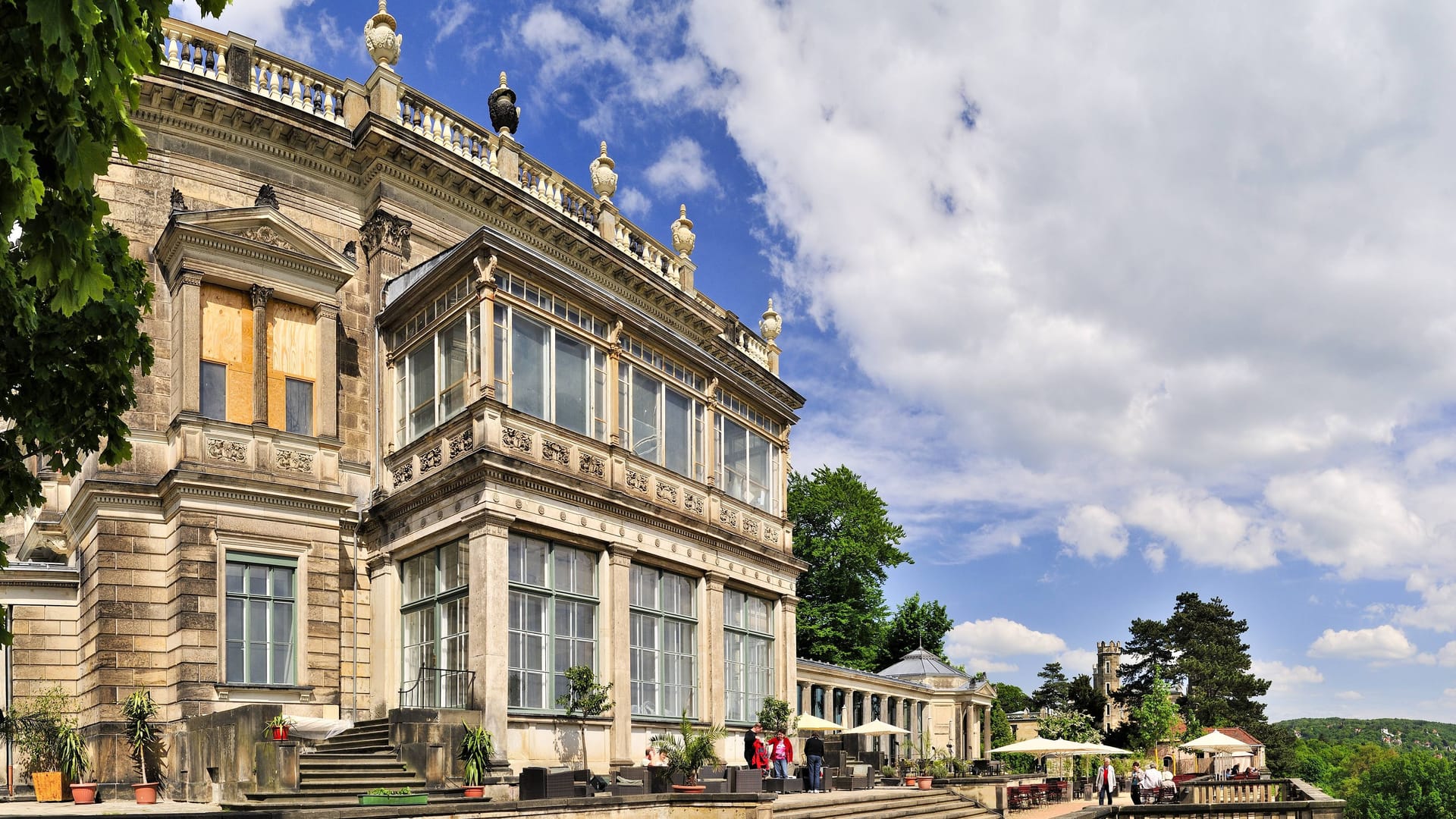 Lingnerterrassen am Lingnerschloss Dresden