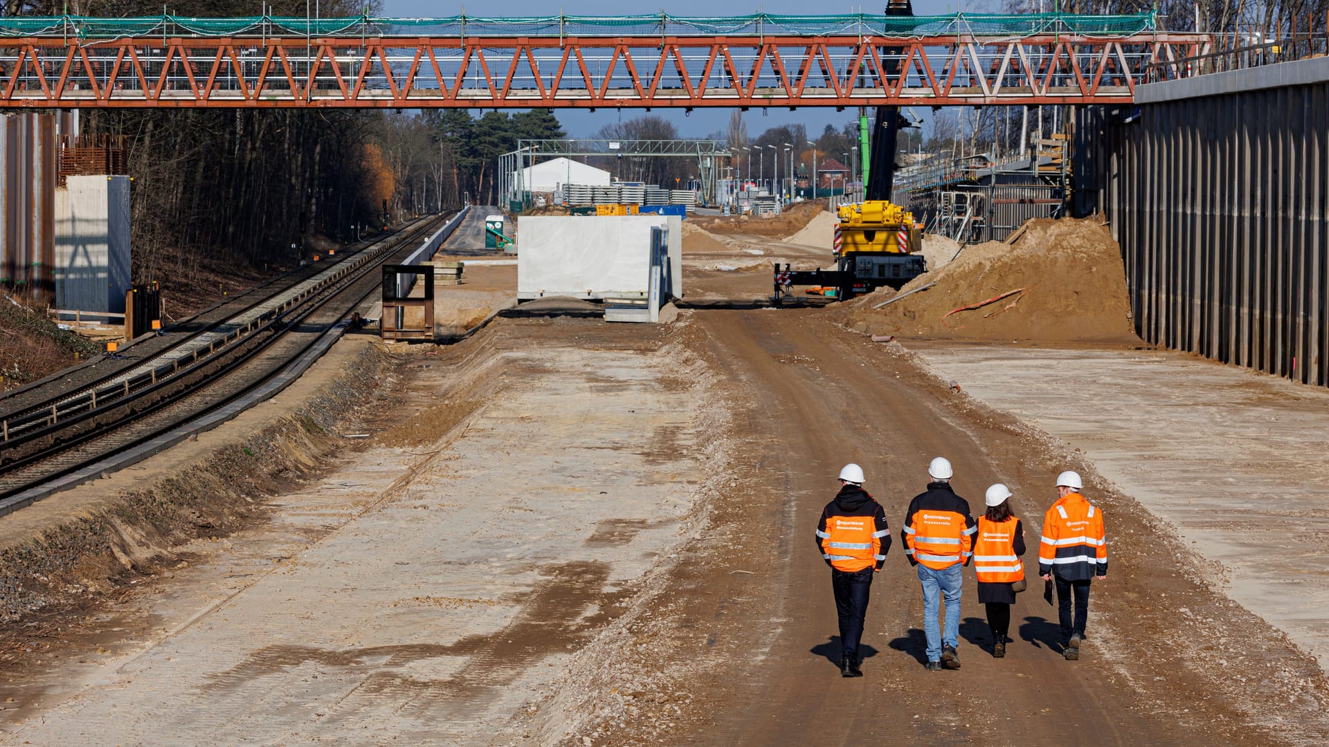 Baurbeiten für die U5 in Hamburg (Archivbild): Der erste Abschnitt soll bis 2033 fertiggestellt werden.