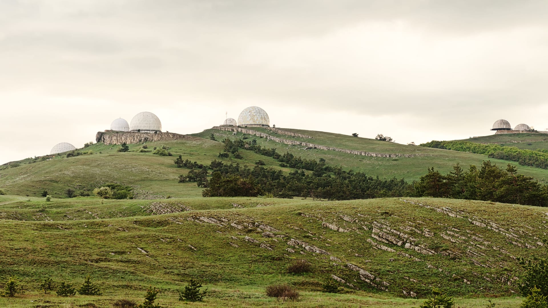 Observatory in the Crimean mountains