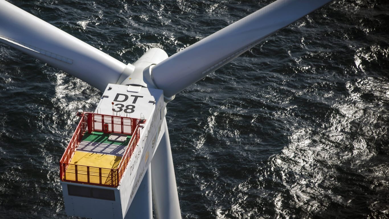 Windkraftanlage in der Nordsee (Symbolbild): In Chinas beherrscht einen Großteil der Produktion von Windkraftanlagen.