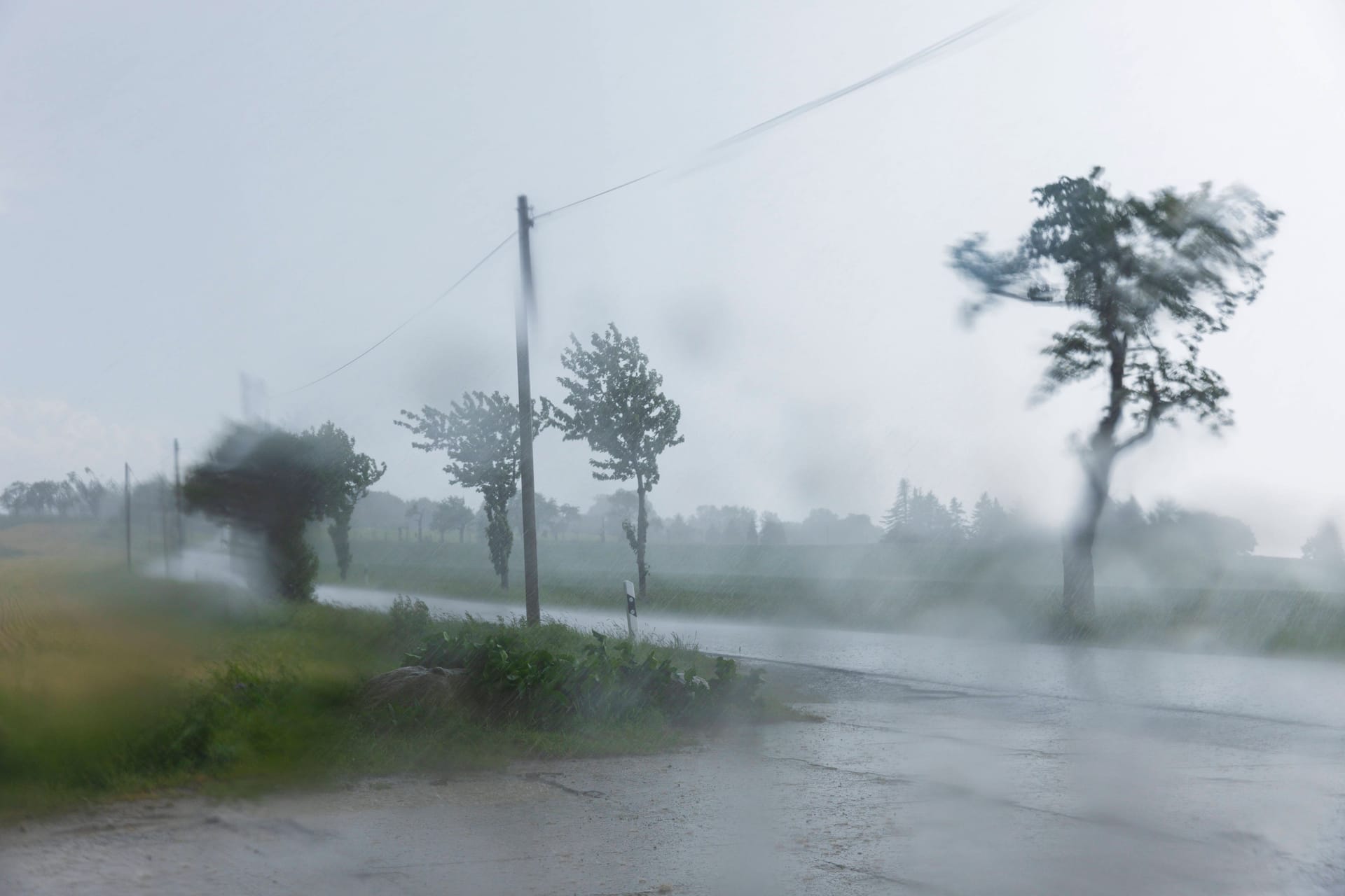 Unwetter am Triebenberg bei Dresden