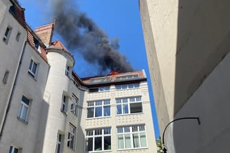 Feuer in Berlin-Mitte am 17. Mai 2024