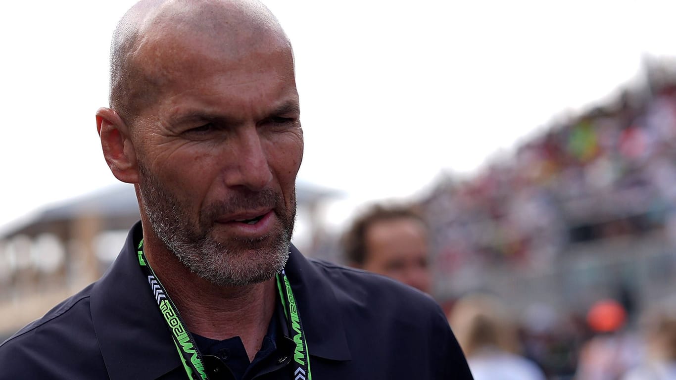 Zinédine Zidane: Er besuchte das Formel-1-Rennen in Miami und hat sich auch zum FC Bayern geäußert.