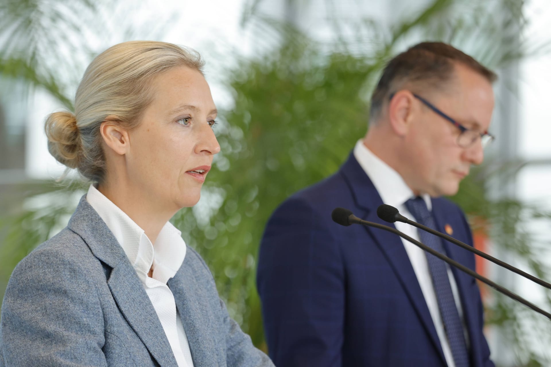 Dr. Alice Weidel und Tino Chrupalla: Sie sind Fraktionsvorsitzender der AfD.