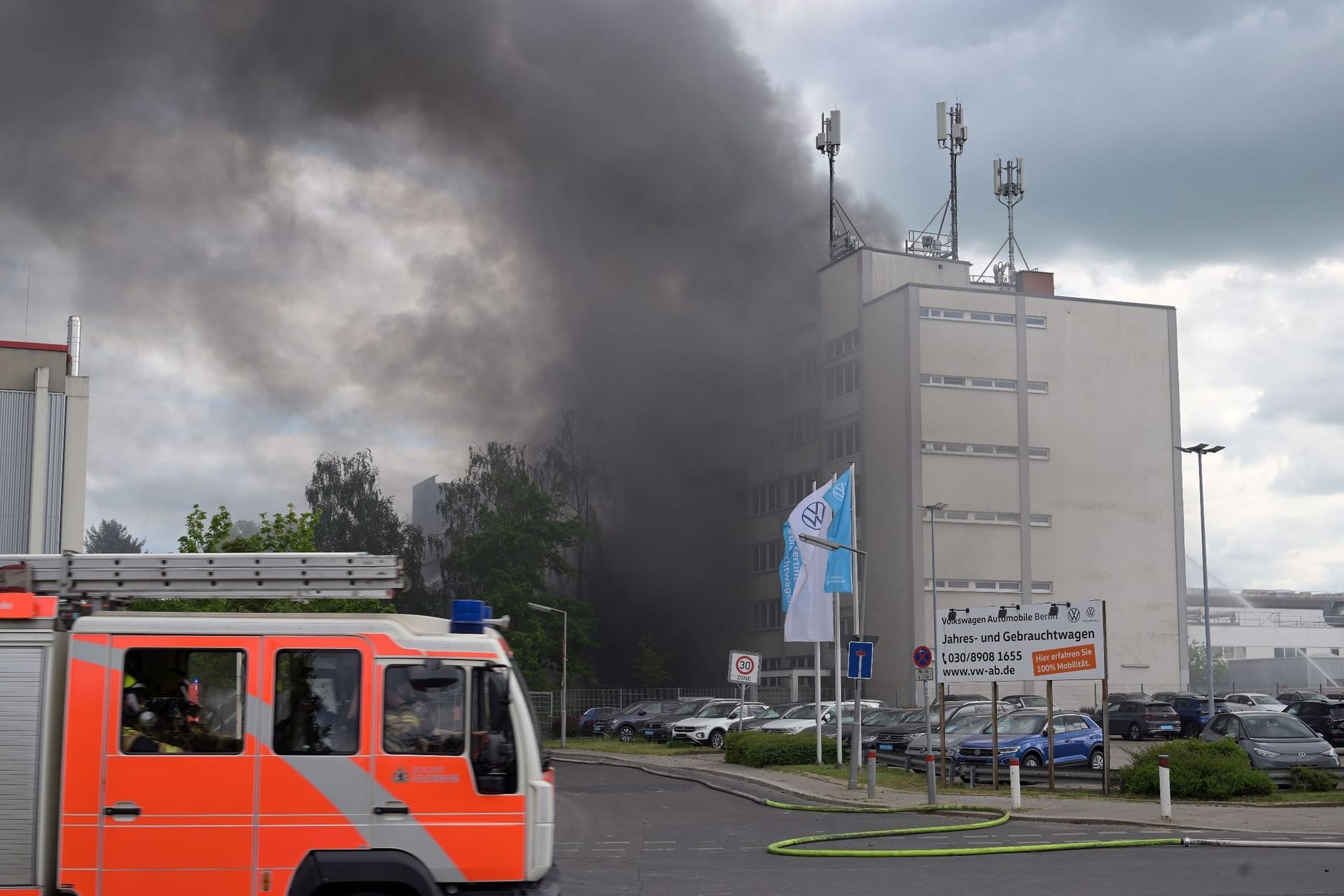 Brand in Metalltechnikfirma