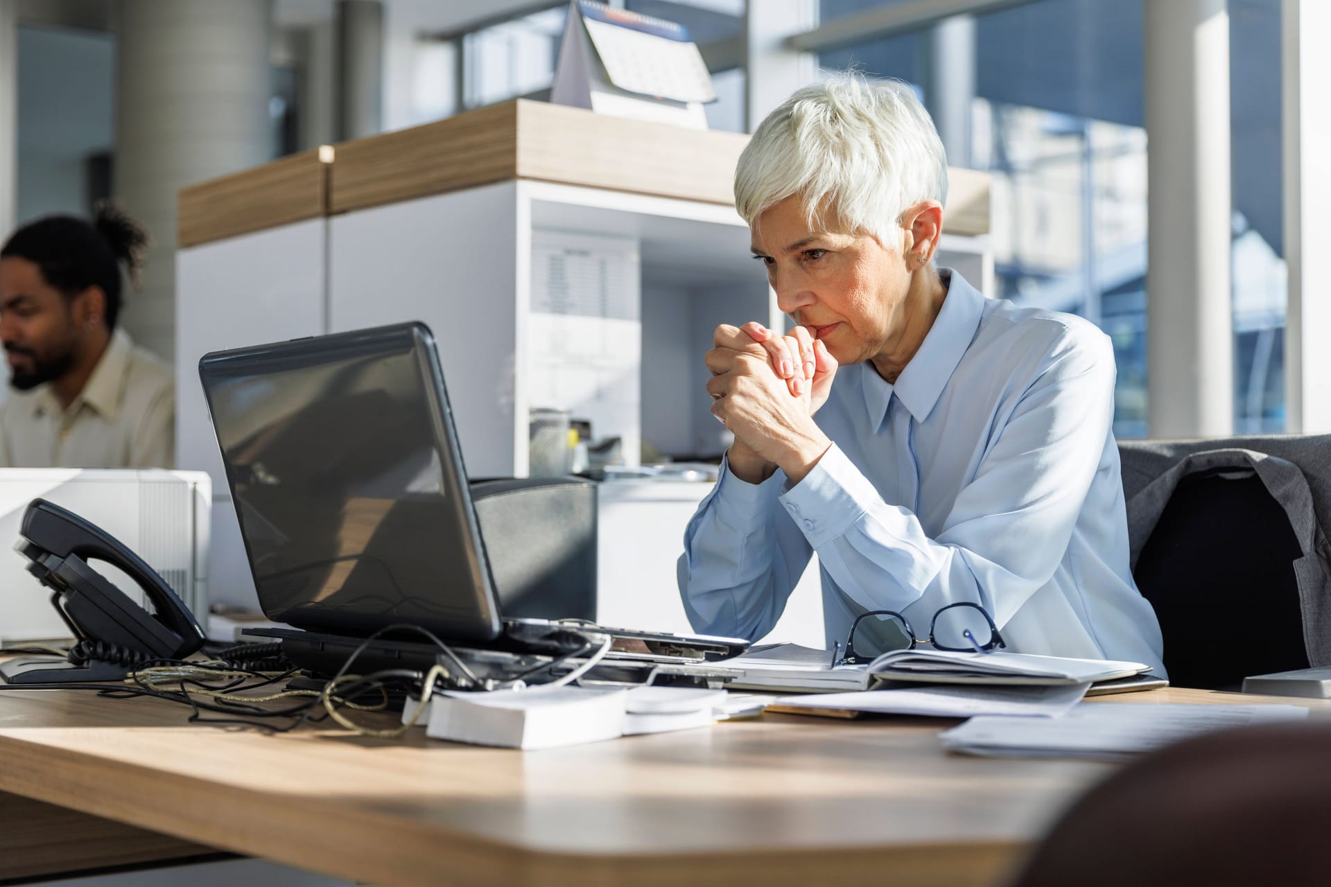 Sorgen wegen dem Alter: Mehr als jeder Vierte Berufstätige klagt über Altersdiskriminierung im Job. Sorgen wegen dem Alter: Mehr als jeder Vierte Berufstätige klagt über Altersdiskriminierung im Job.