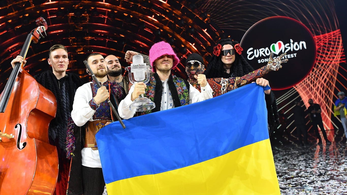 Kalush Orchestra: Die Rapgruppe trat für die Ukraine an und nahm den Sieg 2023 mit nach Hause.