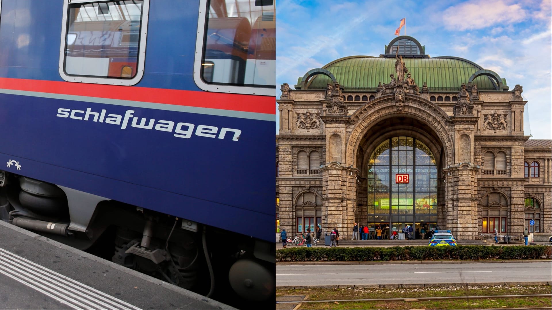 Nachtzüge der ÖBB verbinden Nürnberg täglich mit verschiedenen Städten (Archivbilder): Unter anderem ist Amsterdam direkt erreichbar.